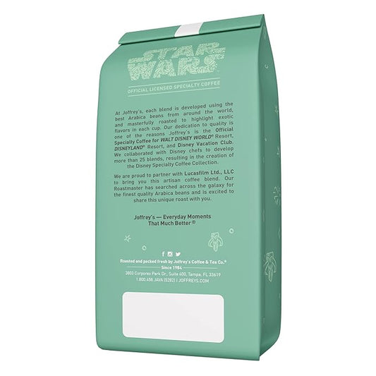 Joffrey's Coffee - Star Wars The Mandalorian - Precious Cargo Blend, Star Wars Licensed Coffee Collection, Artisan Medium Roast, Rich & Smooth Taste, Brew or French Press (Ground, 11oz)
