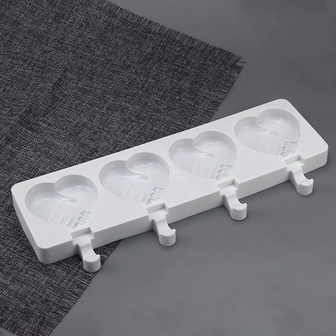 Surakey Ice Cream Silicone Mold Popsicle Silicone Mold Soft and Smooth Mould for DIY Homemade Ice-Lolly Ice Cream Ice Candy Cake Pop Maker Mold Non-Stick & Easy Release, Type 15