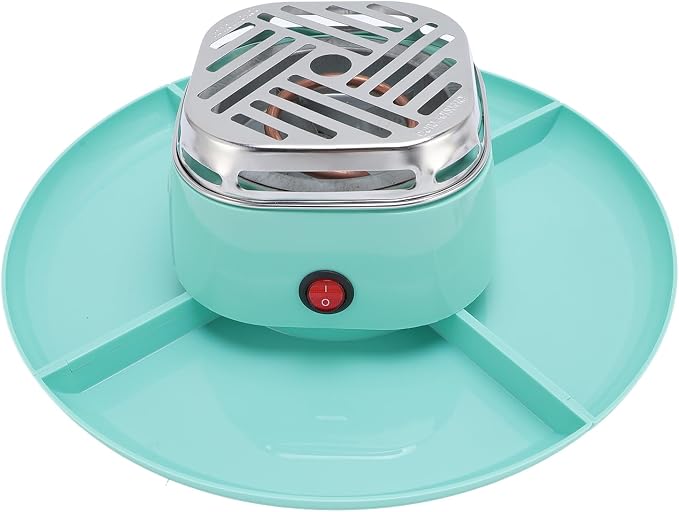 Electric Maker with 4 Detachable Trays, Adjustable Temperature, Tabletop Chocolate Marshmallow Roaster, White - Quick Heating, Easy Cleanup, Ideal for Party Gatherings