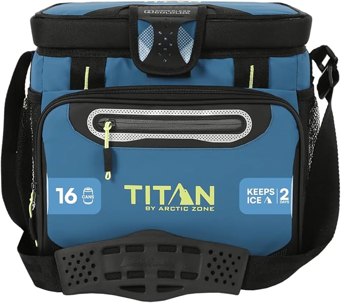 Titan by Arctic Zone Deep Freeze Cooler - Zipperless Hardbody Cooler - Deep Freeze Insulation, HardBody Liner, and SmartShelf
