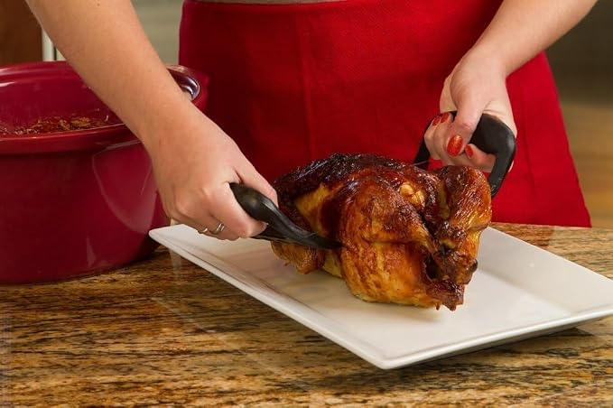 Bear Paws Meat Claws - The Original BBQ Meat Shredder Claws - Gray | Shredder Claws for Pulled Pork, USA Made - Easily Lift, Shred, Pull and Serve Pork, Chicken, Brisket and Turkey