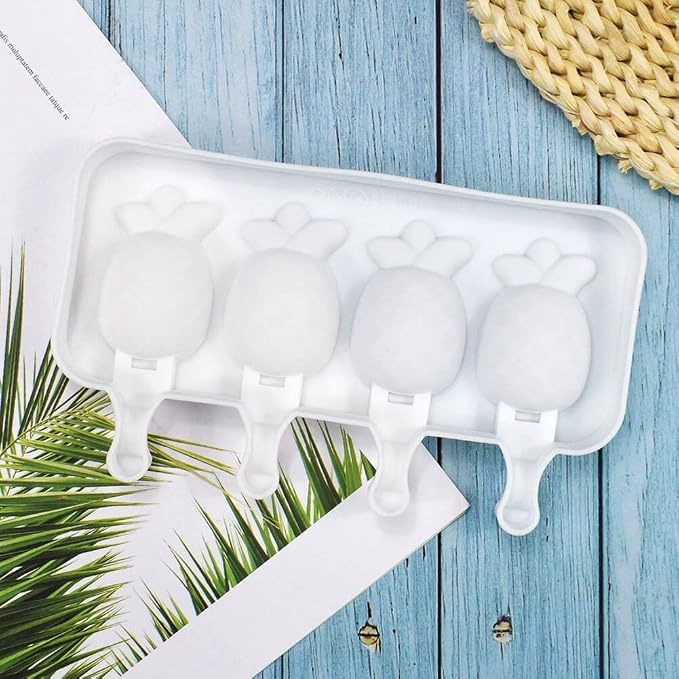 Silicone Popsicle Mould - Non-Stick, Easy Release, Soft & Smooth & Homemade Ice Cream, Cake Pop Maker, 25 Type