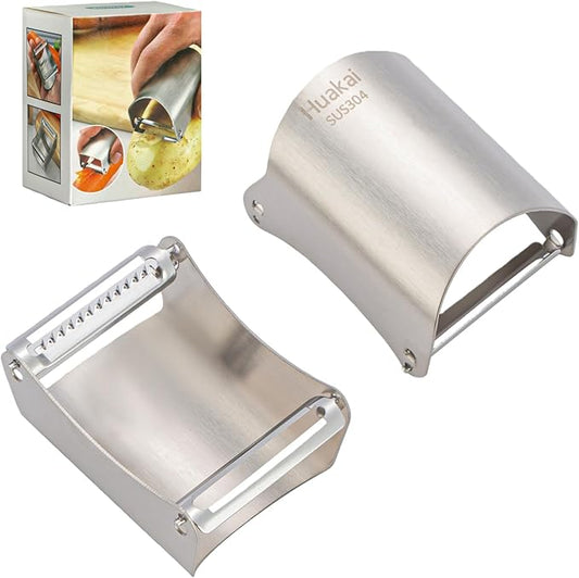 -Potato Apple Vegetable Peelers for Kitchen, Multifunction, Easy to handle, easy Julienne and precise peeling (2-in-1 peeler)
