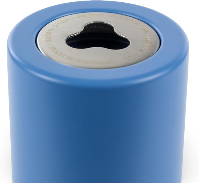 4 in 1 Universal Can Cooler - Steel Blue, Can Holder Insulated, Beer Bottle Cooler, Universal Holder for All Drink Sizes, Stainless Steel Insulated Tumbler, Tailgating Accessories