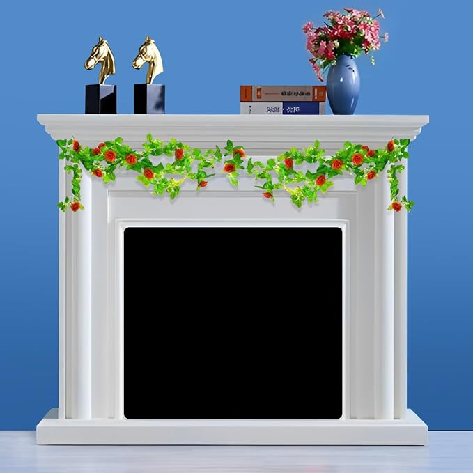 Magnetic Fireplace Cover, Fireplace Draft Stopper with 12 Pieces Strong Magnets, Fireplace Blanket for Heat Loss, Air Blocker for Winter and Summer, 38"x26", Black