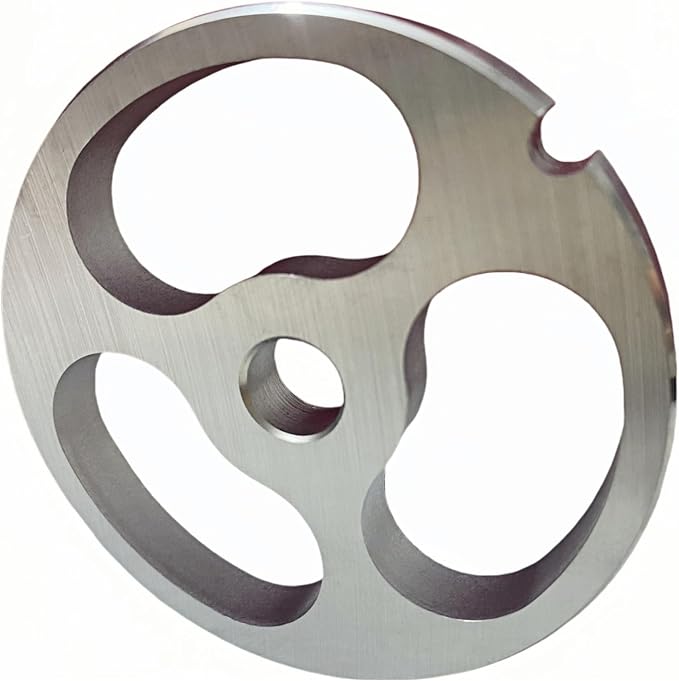 For Hobart, LEM, Cabelas, Weston and FGA Food Chopper, MTN Meat Grinders of #12 Stainless Steel Meat Grinder Plate Discs Blades，Cutting Disks Heavy Duty. (3 Big Hole Plate)