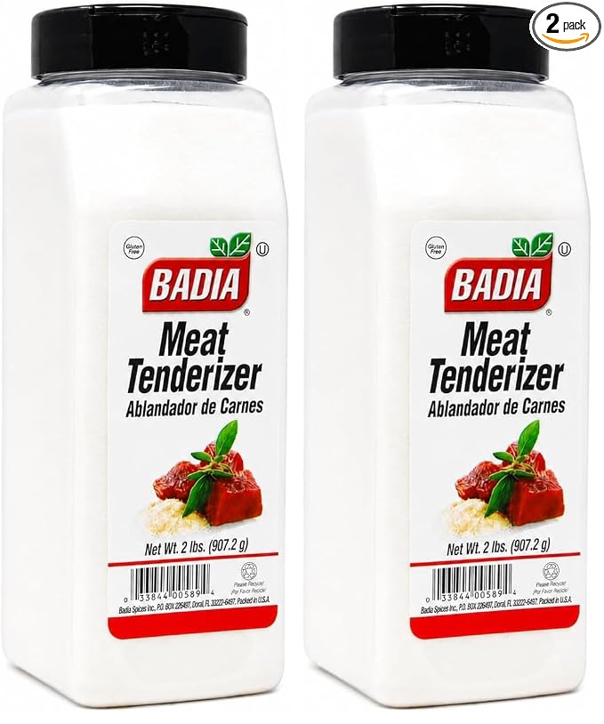 Badia Meat Tenderizer 2 lbs – Seasoning Blend for Juicy & Tender Cuts (Pack of 2)