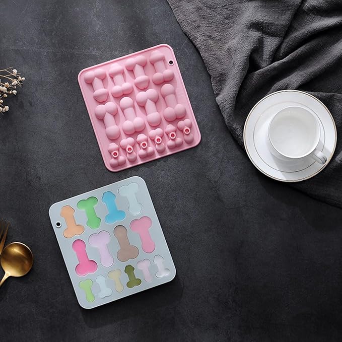 1 Pcs Funny Shape Silicone Mold for Birthday Single Party Baking Pan Handmade DIY Mousse Chocolate Fondant Soap Cake Ice Cube Mould Tool Novelty Cake Pans Set Kit H9-5
