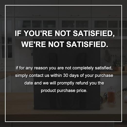 Bodaon 2-Pack Insulated Reusable Grocery Shopping Bags, Medium, Black, | Picnic Cooler Bag with Zippered Top Cold, Insulated Food Delivery Bag for Commercial Rideshare, Collapsible Tote Bags, Picnic