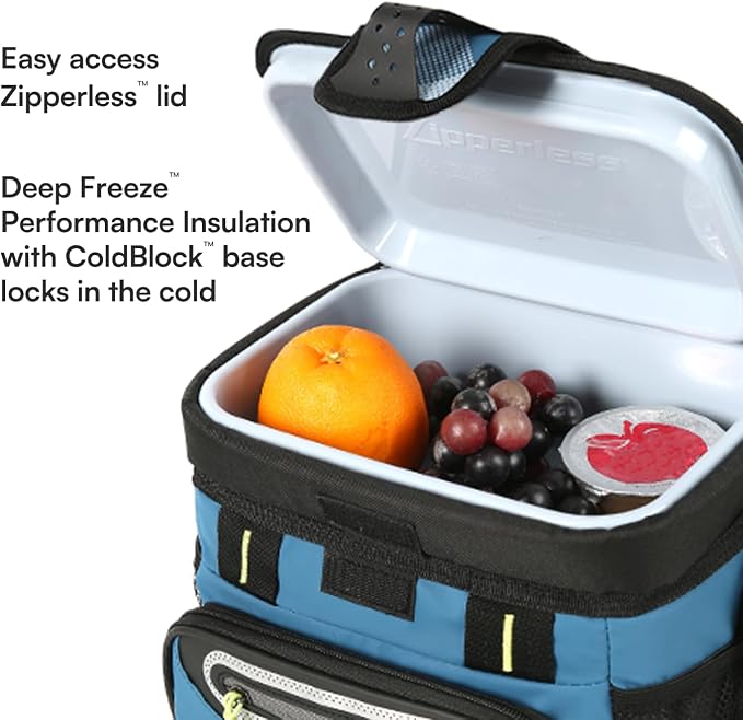 Titan by Arctic Zone Deep Freeze Cooler - Zipperless Hardbody Cooler - Deep Freeze Insulation, HardBody Liner, and SmartShelf