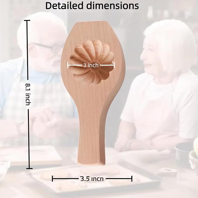 Wooden Bao Bun Maker,Baozi Maker Machine,Wooden Steam Bun Mold,This Kitchen Appliances And Gadgets Is the Best Gift for Asian Food Enthusiasts And Dumpling Maker (Steamed Bun C)