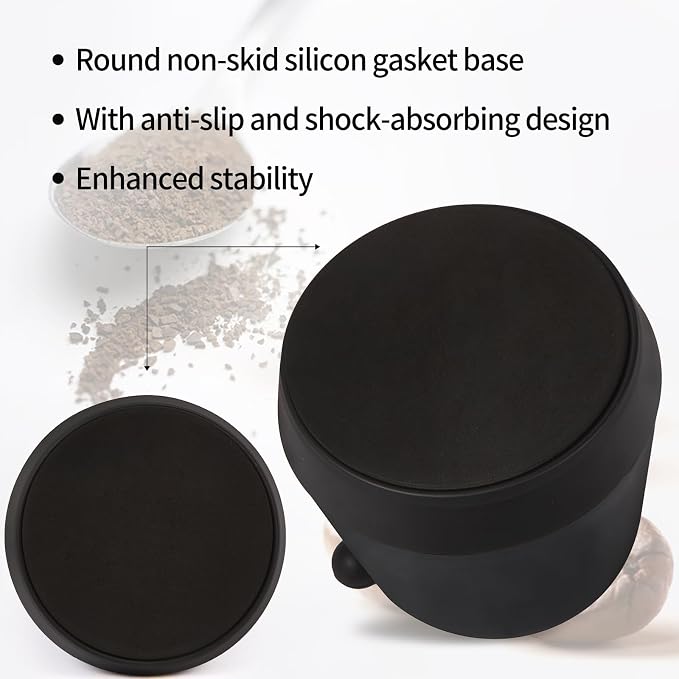 IAOSEN Knock Box 6 Inch Espresso Knock Box Shock-Absorbent Knock Box Espresso with Removable Knock Bar and Non-Slip Base Espresso Machine Accessories for Home/Office