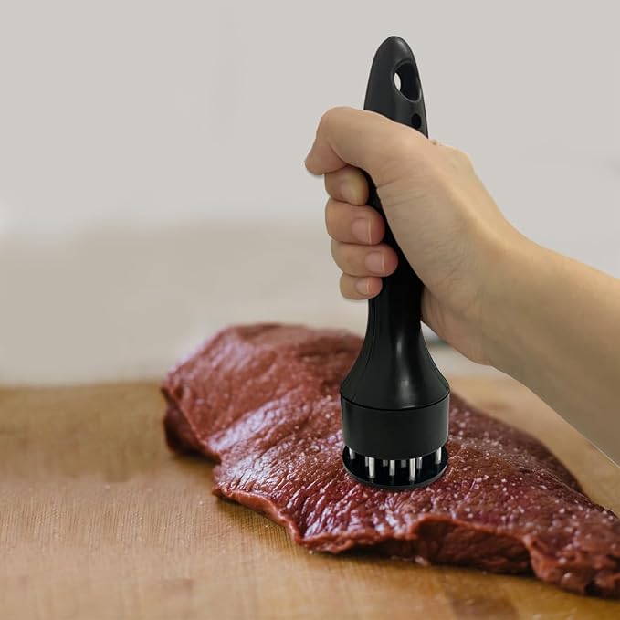 Stainless Steel Meat Tenderizer Tool，with 21 Needles Tenderizing Steak Meat Tool for Cooking BBQ, Marinade, Steak, Chicken,and Poultry