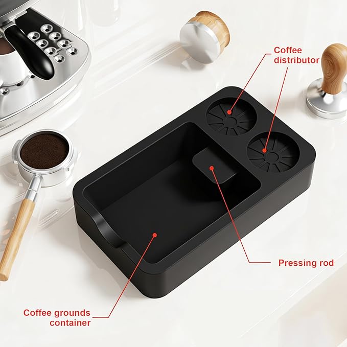 Espresso Tamping Mat, Knock box | Coffee Tamper Mat, Espresso Tamping Station