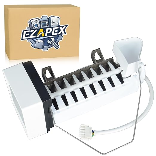 5303918493 Refrigerator Ice Maker Compatible with Frigidaire Electrolux Kenmore Crosley Replaces 241798219 1794546 AP4587866 PS3409466 EAP3409466