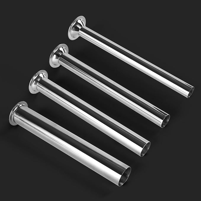 Sausage Stuffing Tubes Replacement for LEM Sausage Stuffers | 4 Sizes, Stainless Steel, Replacement for LEM 606,606SS,1606,1606SS Sausage Stuffers, Sausage Stuffer Funnels