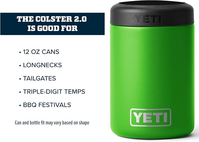 YETI Rambler 12 oz. Colster Can Insulator for Standard Size Cans, Canopy Green (NO CAN INSERT)