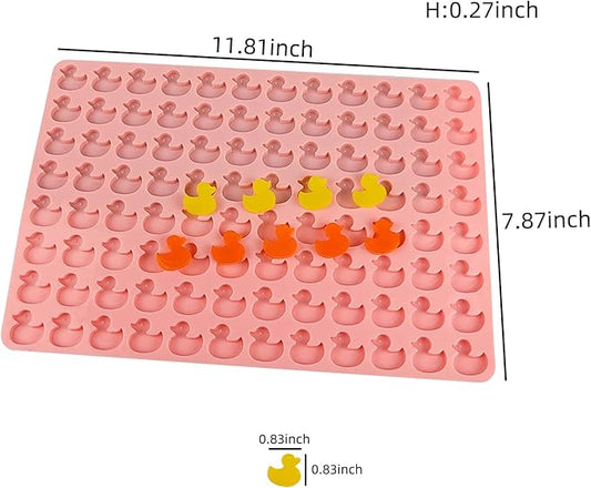 Mini Duck Silicone Molds Pet Molds for Dog Treat 96 Cavity for Baking Biscuits, Cookie, Candy, Chocolate, Gummy, Cookie