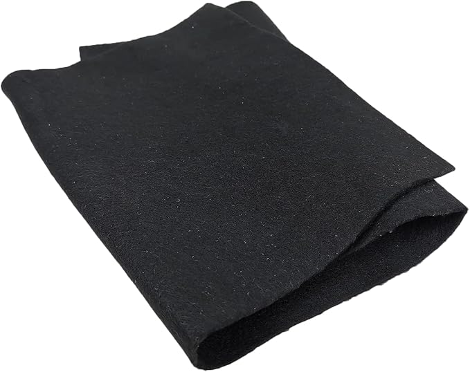Buraku Welding Blanket Fireproof | Heat Resistant Up to 1800°F | Flame Retardant Fabric Material Carbon Felt for Welders | Plumbers Cuttable (36"X36",1PACK)