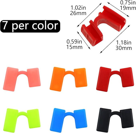 42 Pcs Chopstick Helpers Reusable Training Chopsticks Hinges Connector Plastic Training Chopstick Learn Practice Chopsticks Trainer for Beginner Trainers
