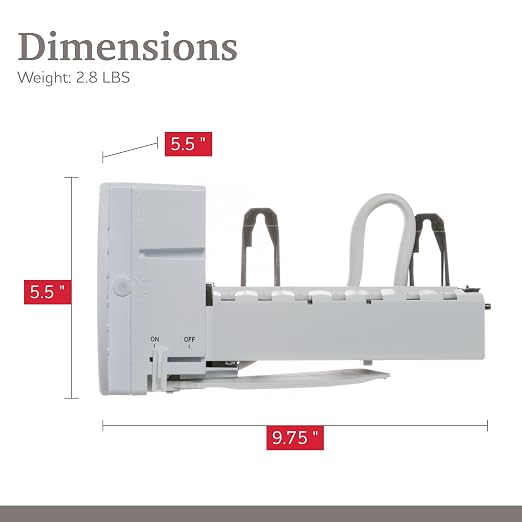 Replacement for GE/Café/Hotpoint/Profile Icemaker - WR30X10093, WR30X10061, IM4D, IM6D, PS1993870, AP4345120, 1399596 - GE Refrigerator Ice Maker Parts
