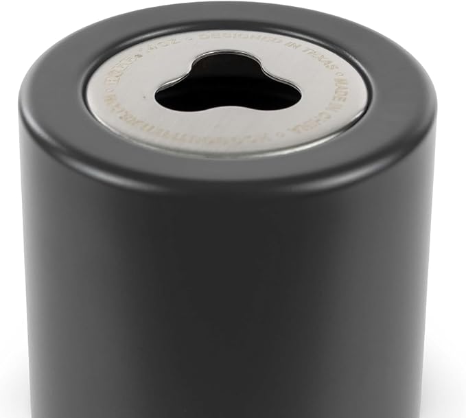 4 in 1 Universal Can Cooler - Charcoal Gray, Can Holder Insulated, Beer Bottle Cooler, Universal Holder for All Drink Sizes, Stainless Steel Insulated Tumbler, Tailgating Accessories