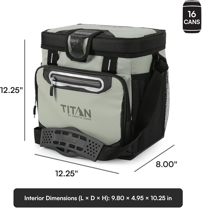 Titan by Arctic Zone Deep Freeze Cooler - Zipperless Hardbody Cooler - Deep Freeze Insulation, HardBody Liner, and SmartShelf
