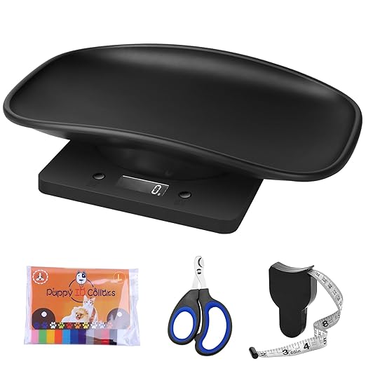 Digital Pet Scale,Puppy Scales for Weighing,Baby Scales for New Pets Only | Digital Small Animals Scales for Weighing,Whelping Supplies,Kitten Scale for Newborn Dog Cat Crawl Pet,Capacity up to 33 lb