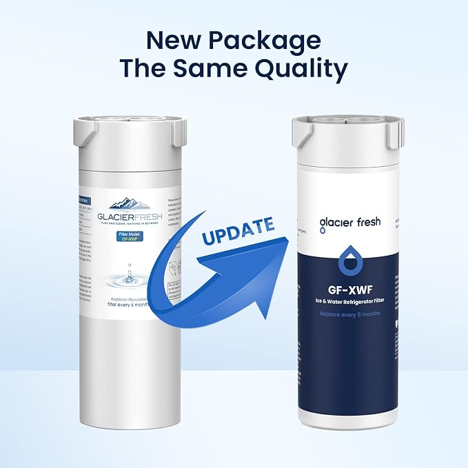 GLACIER FRESH XWF Replacement for GE XWF Refrigerator Water Filter 1 Pack