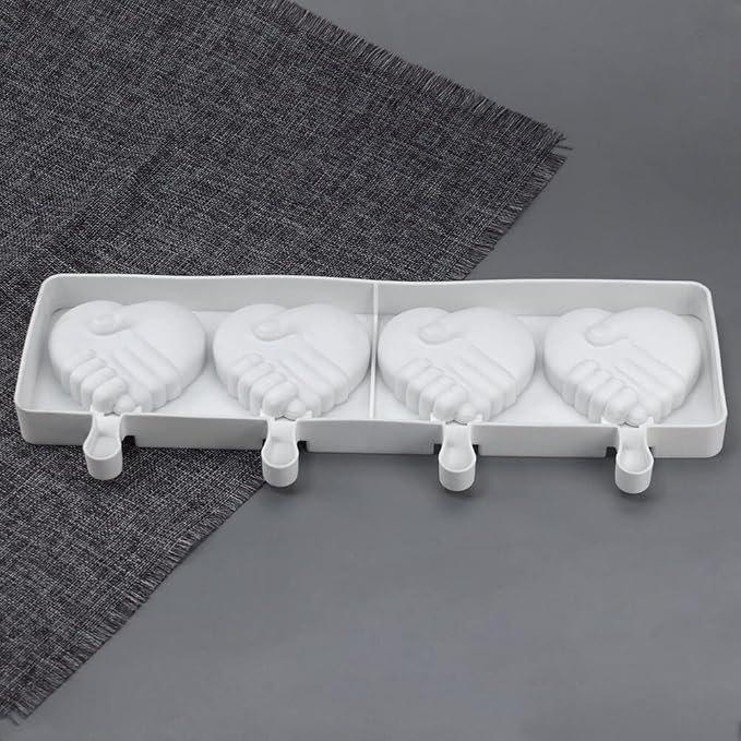 Surakey Ice Cream Silicone Mold Popsicle Silicone Mold Soft and Smooth Mould for DIY Homemade Ice-Lolly Ice Cream Ice Candy Cake Pop Maker Mold Non-Stick & Easy Release, Type 15