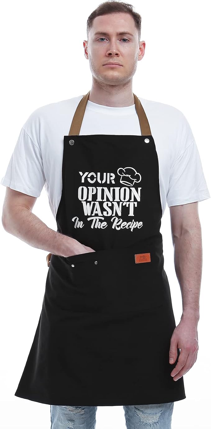 Gifts For Men, Women, Father's Day Gifts, Gifts for Dad, Husband, Boyfriend, Brother, Mom, Wife, Girlfriend, Unique Birthday Gifts, Humor Apron for friends,Bff, Kitchen Chef Aprons Baking Gifts