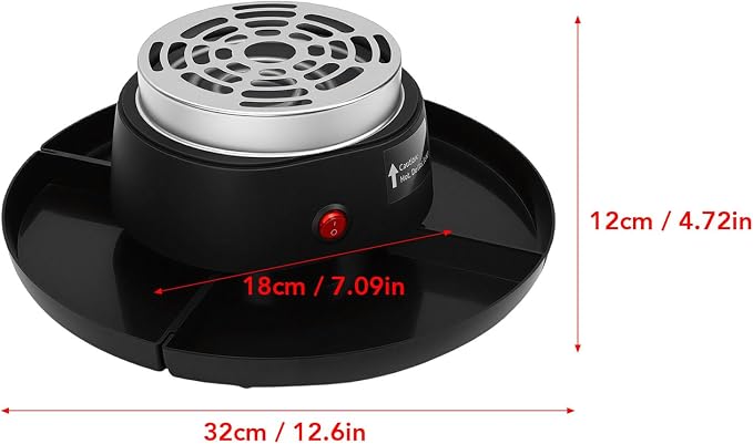 Asixxsix 2 in 1 Electric Smores Maker and Fondue Pot, Tabletop Indoor Smores Kit with 4 Roasting Forks & Detachable Trays, Flameless Marshmallow Roaster for Family Gatherings & Movie (US Plug 110V)