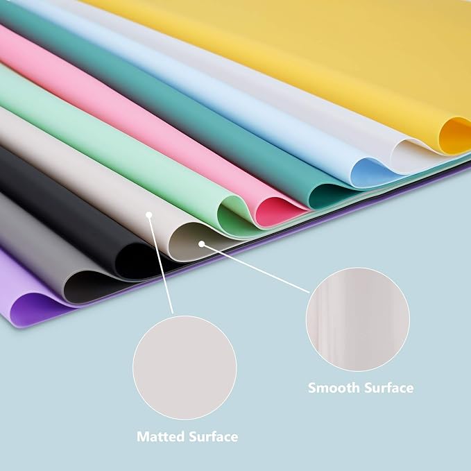 25“x17”x0.03“ Silicone Mats for Kitchen Counter, Large Silicone Countertop Protector, Nonskid Heat Resistant Desk Saver Pad, Multipurpose Mat, Placemat, Dark Gray