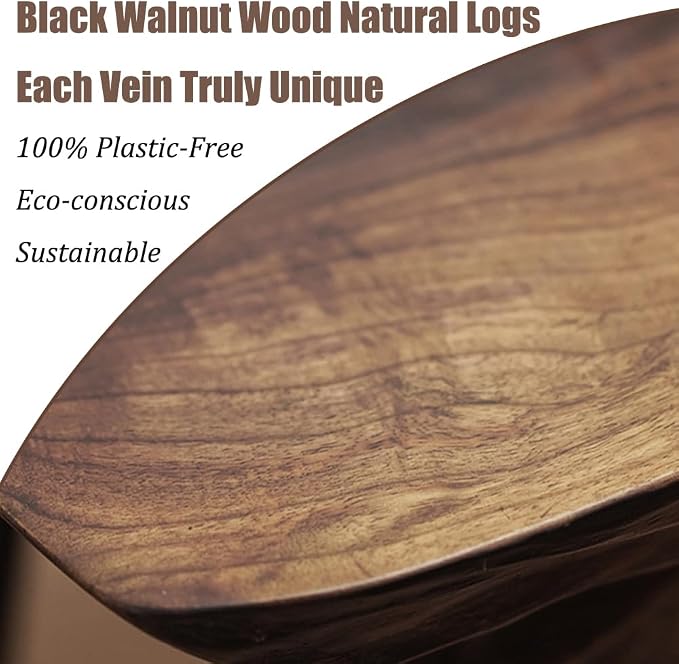 Black Walnut Wooden Cooking Spoons Set - 1 Flat + 1 Angled Rice Scooper, Durable & Eco-Friendly for Cooking & Serving - Perfect for Kitchen Enthusiasts and Gourmet Lovers