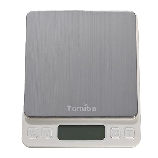 3000g Digital Touch Pocket Scale 0.01oz Resolution 2 AAA Batteries Included