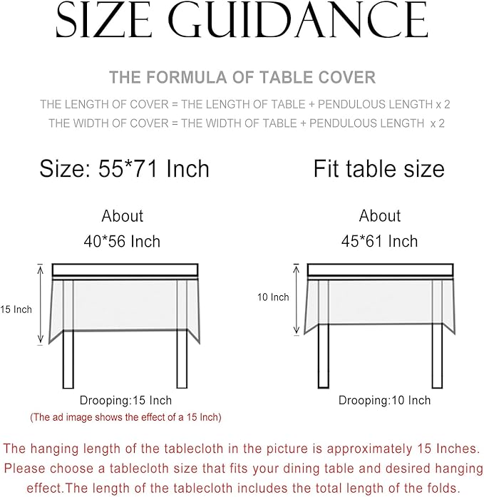 patdrea Designer Vintage French Small Rectangle Table Cloth,Green Linen Yellow Birds and Leaves Pattern Tablecloth,Decor Table Cover Kitchen Dining Christmas,Banquet,Thanksgiving,55"x71"-Warbler
