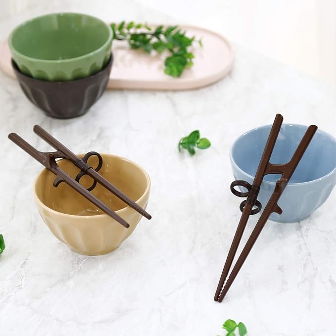 Training Chopsticks for Adults Right Handed, Beginner, Helper, Trainer, Easy, Practice For Noodle, Suhi (Made in Korea)