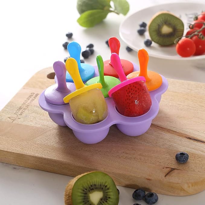 Popsicle Sticks For Molds, Ice Pop Molds's Sticks (7 Colors)