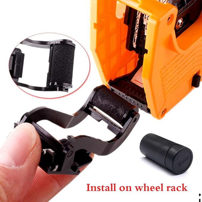 MX-5500 8 Digits Price tag Gun with 5000 Sticker Labels and 3 Ink Refill, Label Maker Pricing Gun Kit Numerical Tag Gun for Office, Retail Shop, Grocery Store (A/Blue)