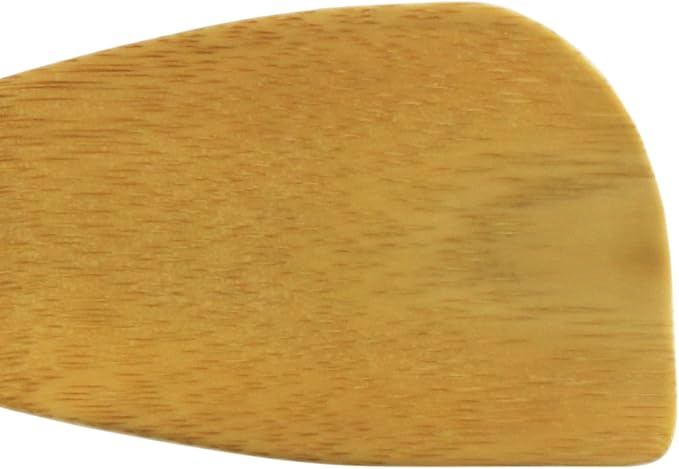 Japanese Smoked Bamboo Spatula - 11.8 Inch (300mm) Susutake Wooden Kitchen Turner and Cooking Flipper, Made in Japan