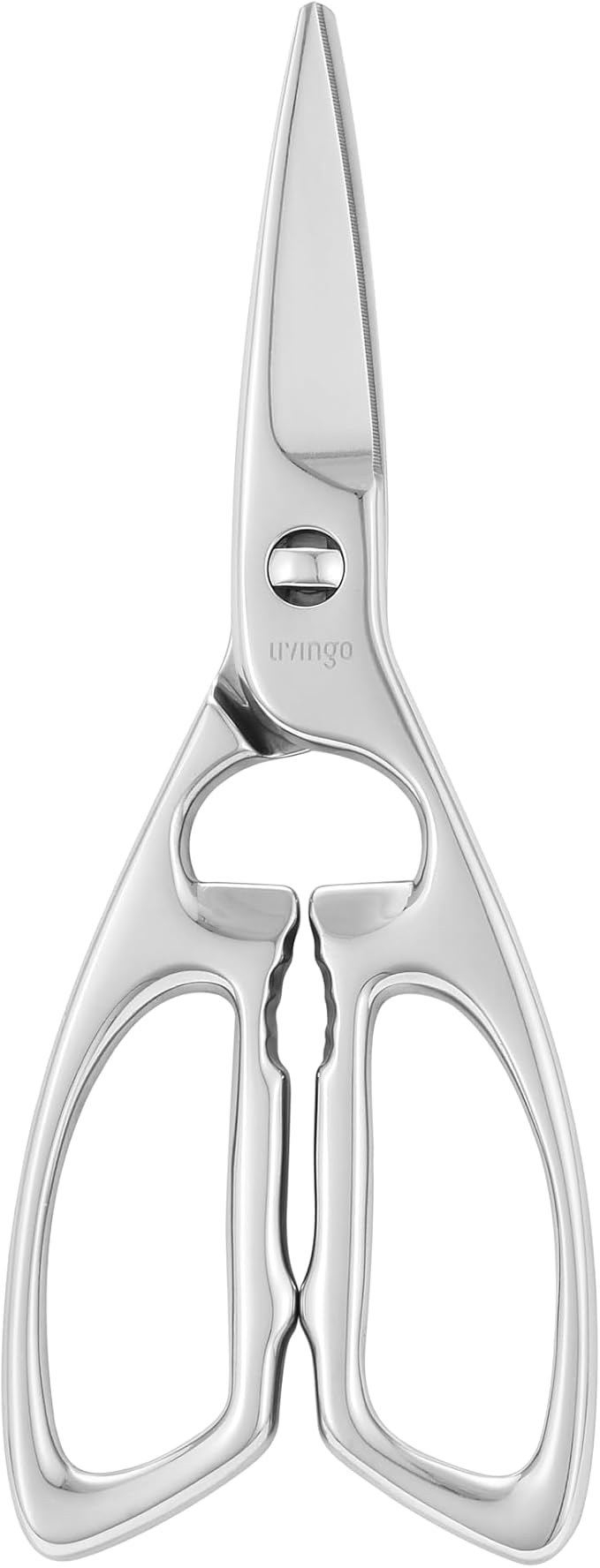 LIVINGO Kitchen Shears Heavy Duty Stainless Steel Multi Purpose Scissors | Come Apart Design, Dishwasher Safe, Sharp Cutting Edge, Food Meat Poultry Vegetable Nutcracker, Everyday Kitchen Tasks
