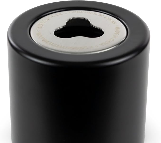 4 in 1 Universal Can Cooler - Black, Can Holder Insulated, Beer Bottle Cooler, Universal Holder for All Drink Sizes, Stainless Steel Insulated Tumbler, Tailgating Accessories