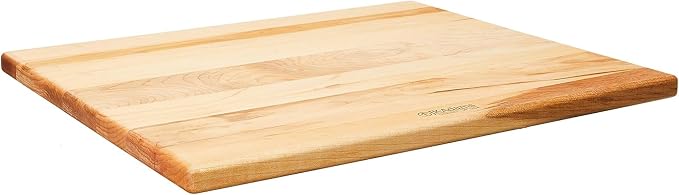 J.K. Adams 17"x14" Wooden Kitchen Cutting Board, Rectangular Chopping Block | Reversible Maple Cutting Board with 17" x 14" Surface Protects Knife Edges During Everyday Food Preparation