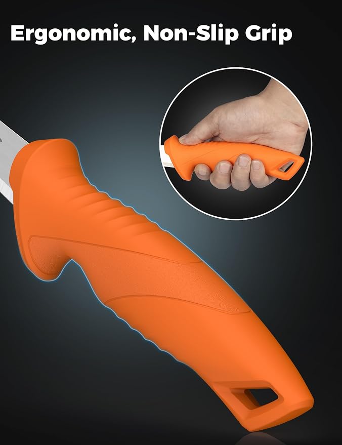 7 In Fillet Knife for fish,Stainless Steel Fishing Knife | Fishing Gear with Protective Sheath