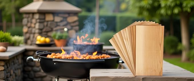 Bigger 13 PK, Cedar Planks for Grilling Salmon,11"x 5.5" Better Smoking, Add Smoky Flavor to Salmon, Veggies, Restaurant Quantity