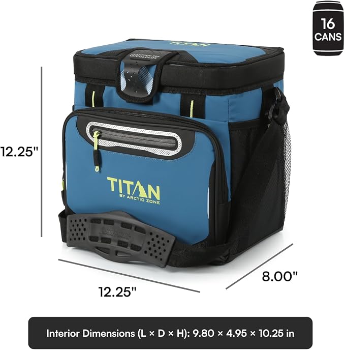 Titan by Arctic Zone Deep Freeze Cooler - Zipperless Hardbody Cooler - Deep Freeze Insulation, HardBody Liner, and SmartShelf