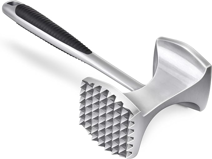 Aliglow Meat Tenderizer Hammer Tool Pounder For Tenderizing Steak Beef Poultry