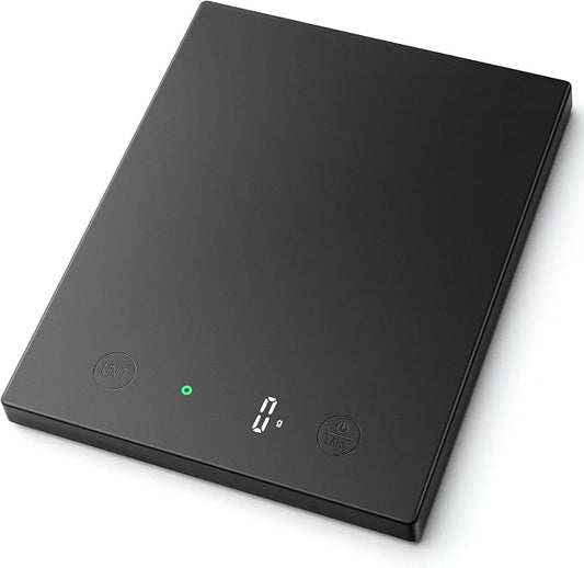 Homebuds 22lb/10kg Food Scale, Precision 0.1oz/1g by Our Professional Scale Factory Since 2001, Kitchen Scales Digital Weight Grams and Ounces for Cooking and Baking, LED, 3*AAA Batteries, Black
