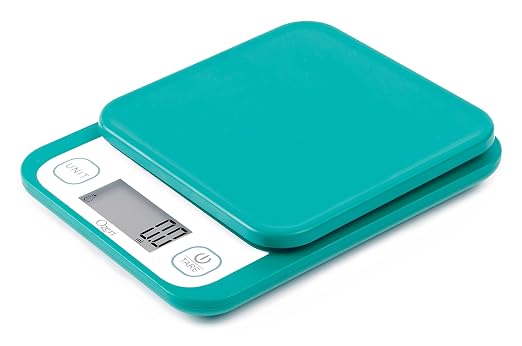 Ozeri® Garden and Kitchen Scale II with 420 Variable Graduation Technology® | Measures most delicate garden herbs and greens at 0.1 g for ingredients under 420 grams and 0.5 g for items over 420 grams
