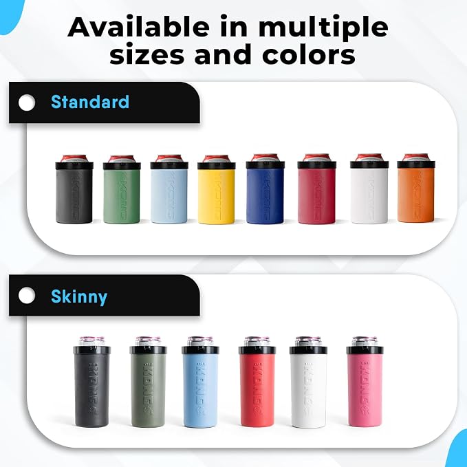 The Kong 2.0 - A Portable Can or Bottle Cooler/Cup With A Detachable, Expandable, Hose To Funnel Your Drink (Black)